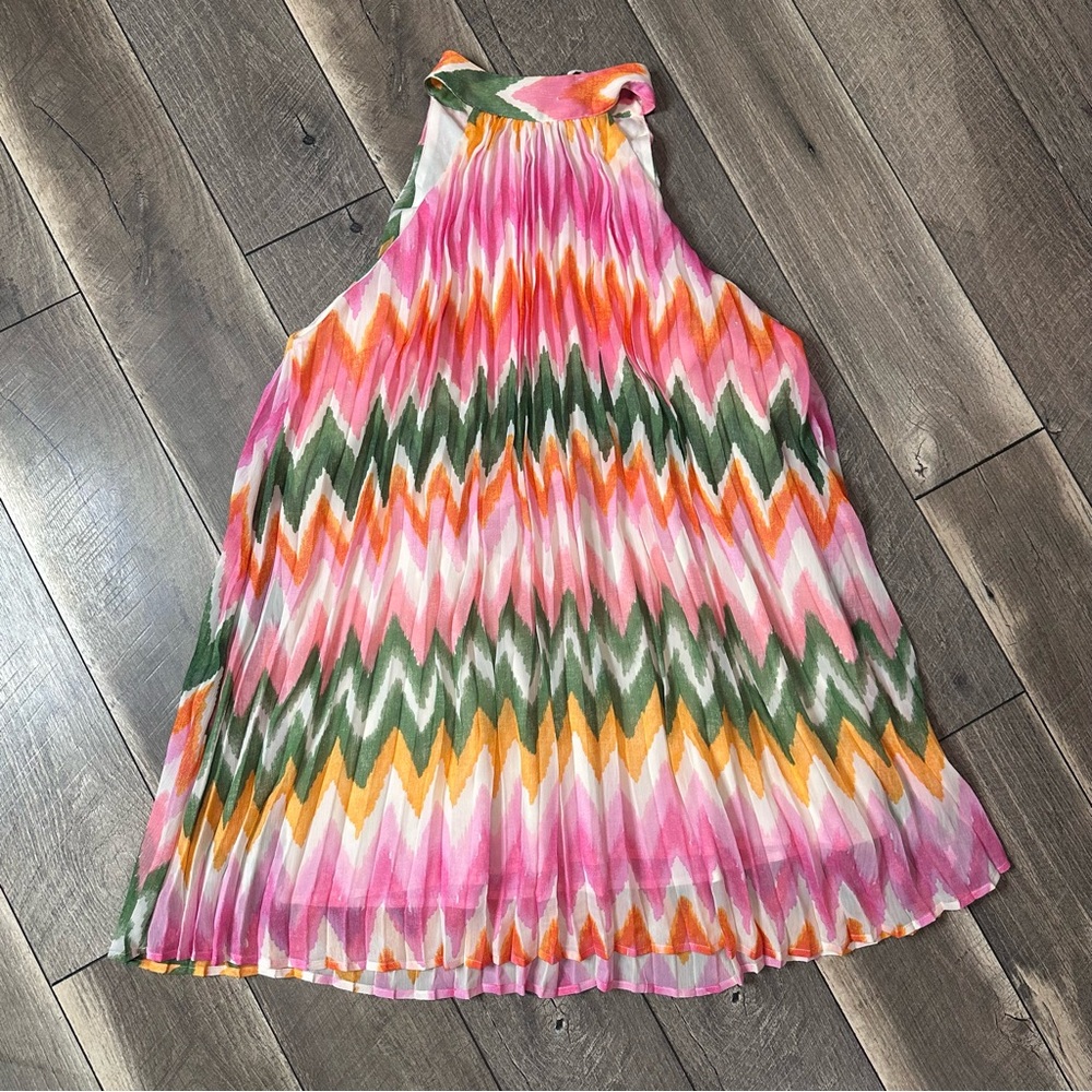 Dress Forum Pleated Halter Dress